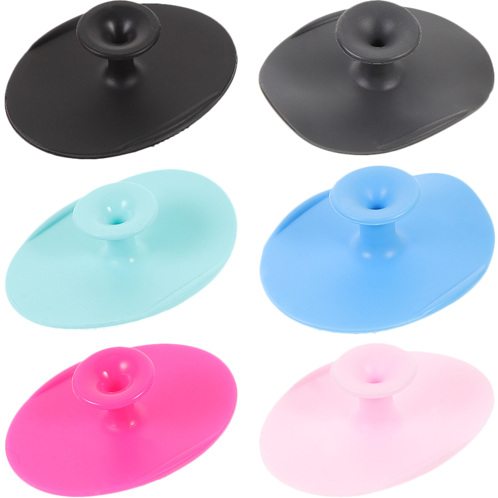 Silicone Face Scrubber Electric - 6 Pcs Cleansing Brush Pore Cleaner