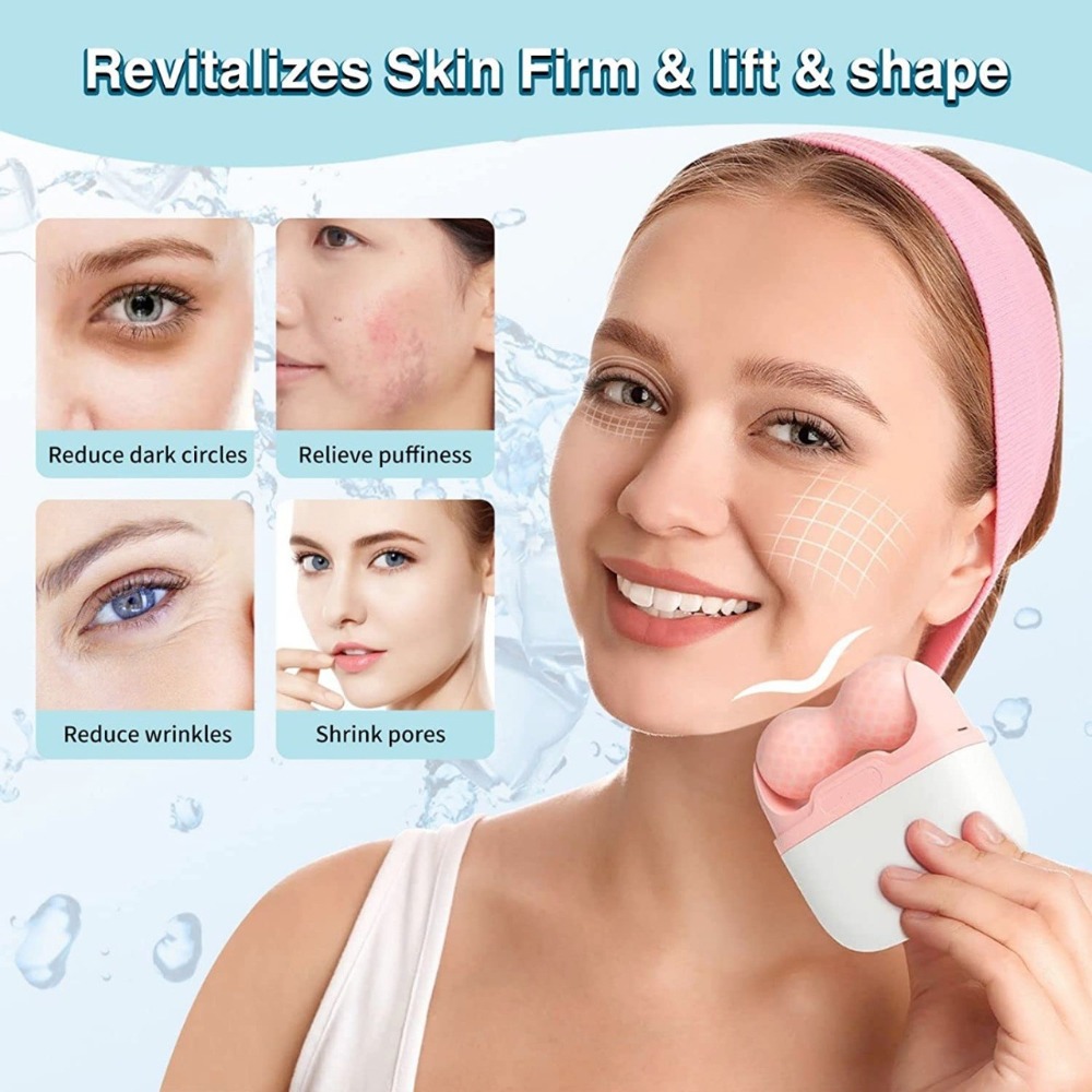Face Ice Roller Puffiness - Double Head Ice Roller For Face
