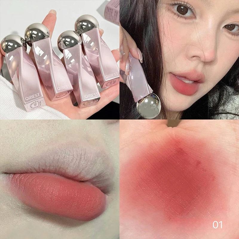 QIBEST Matte Velvet Lip Gloss  - Matte Velvet Lip Tint Long Lasting 评论和价格
