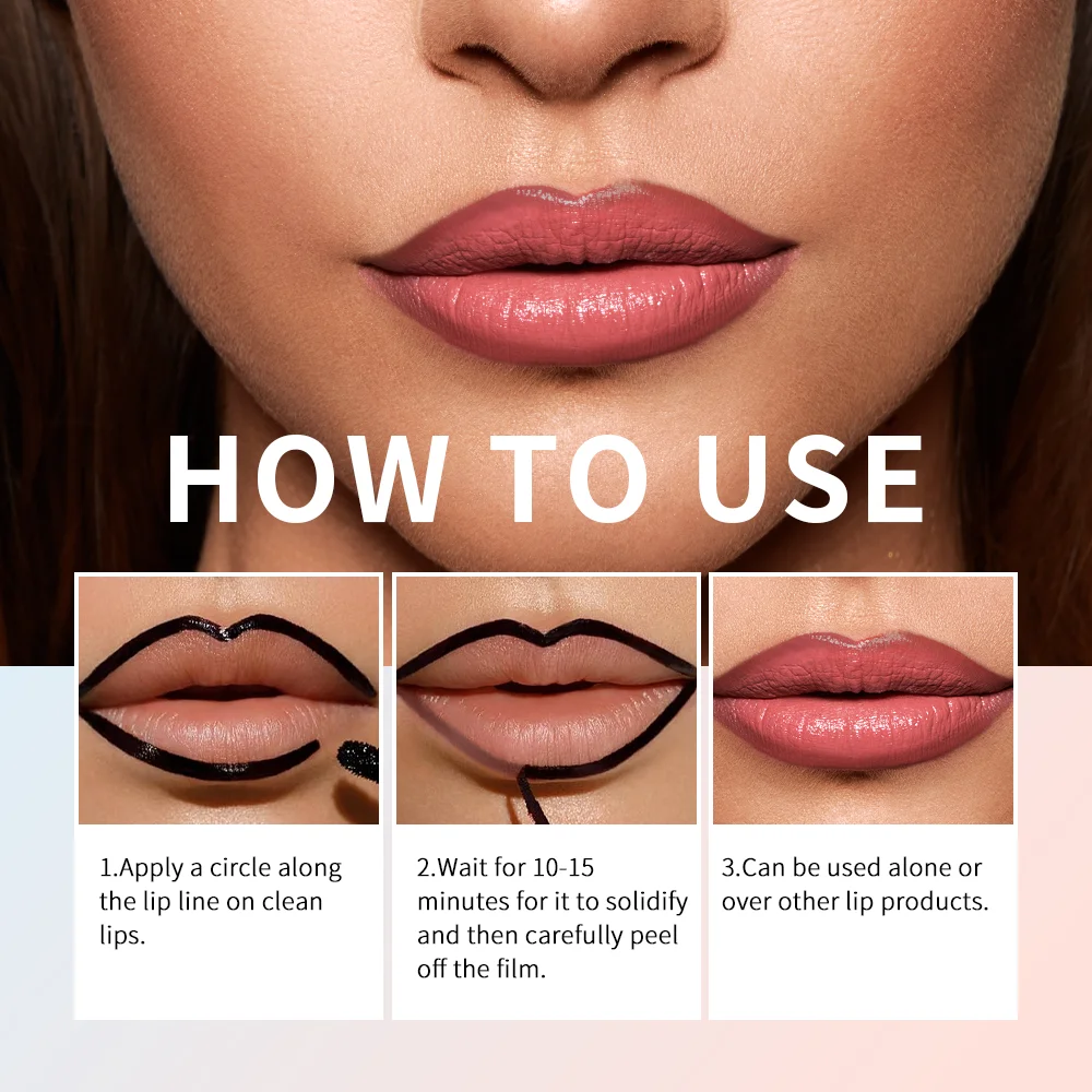 4 Colors Peel Off Lip Liner Wa - Matte Velvet Lip Tint Long Lasting 评论和价格