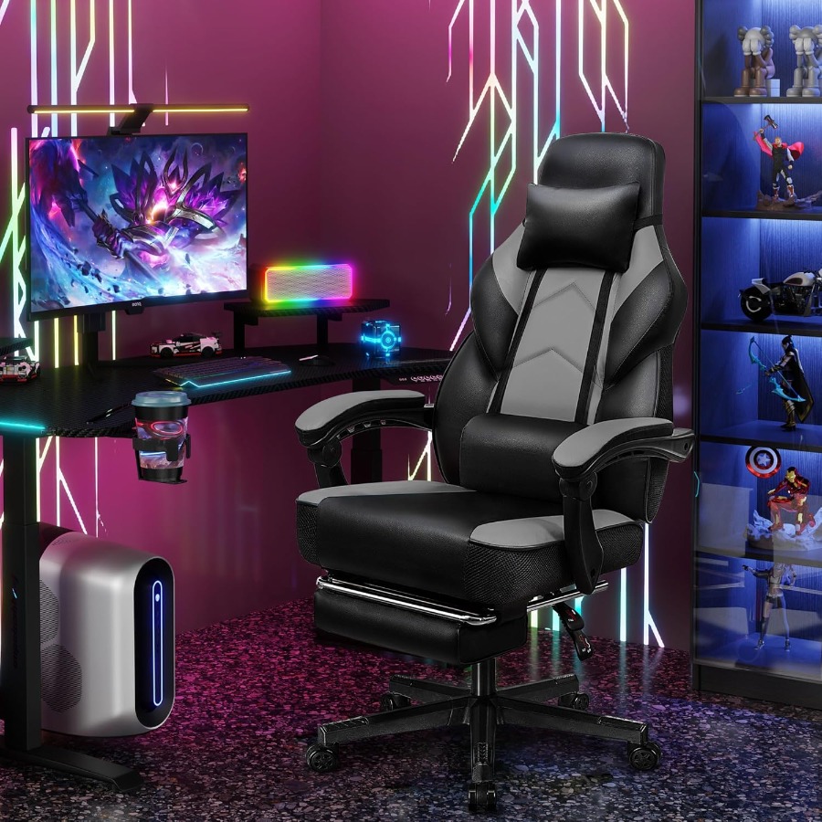 Gaming Chair for Adult, Comput - Massage 评论和价格