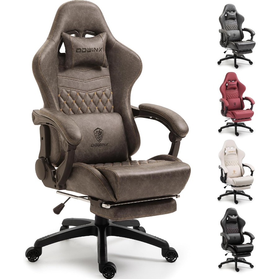 Big Tall Vintage Gaming Chair  - Massage 评论和价格