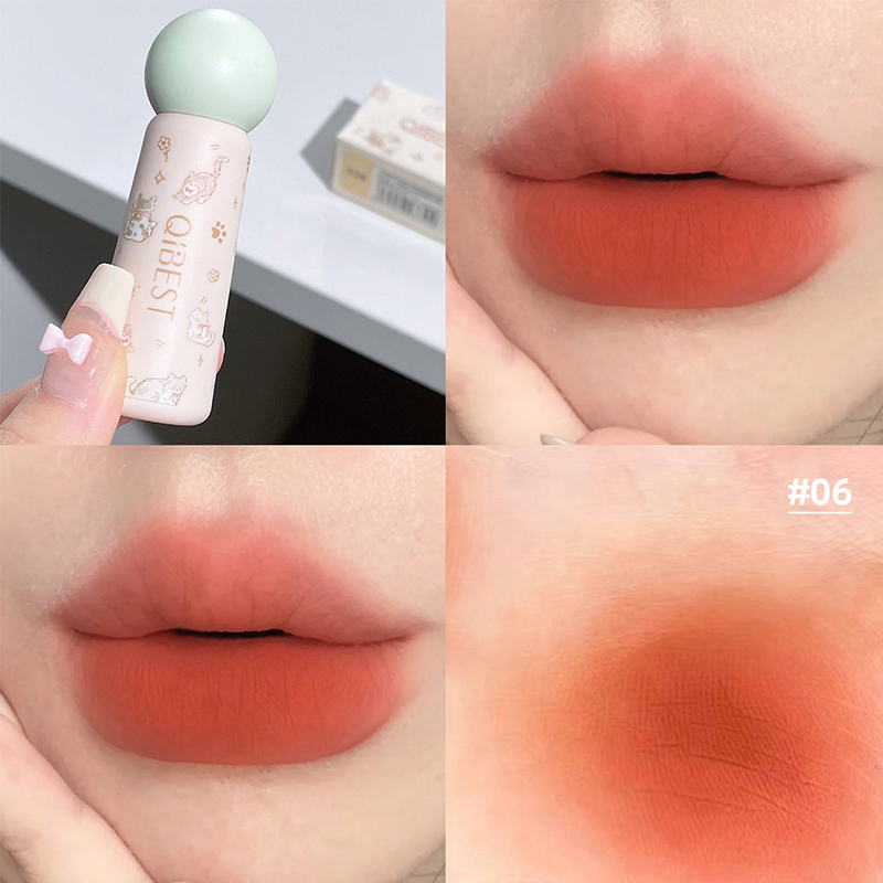 QIBEST Cute Velvet Matte Lip M - Matte Velvet Lip Tint Long Lasting 评论和价格