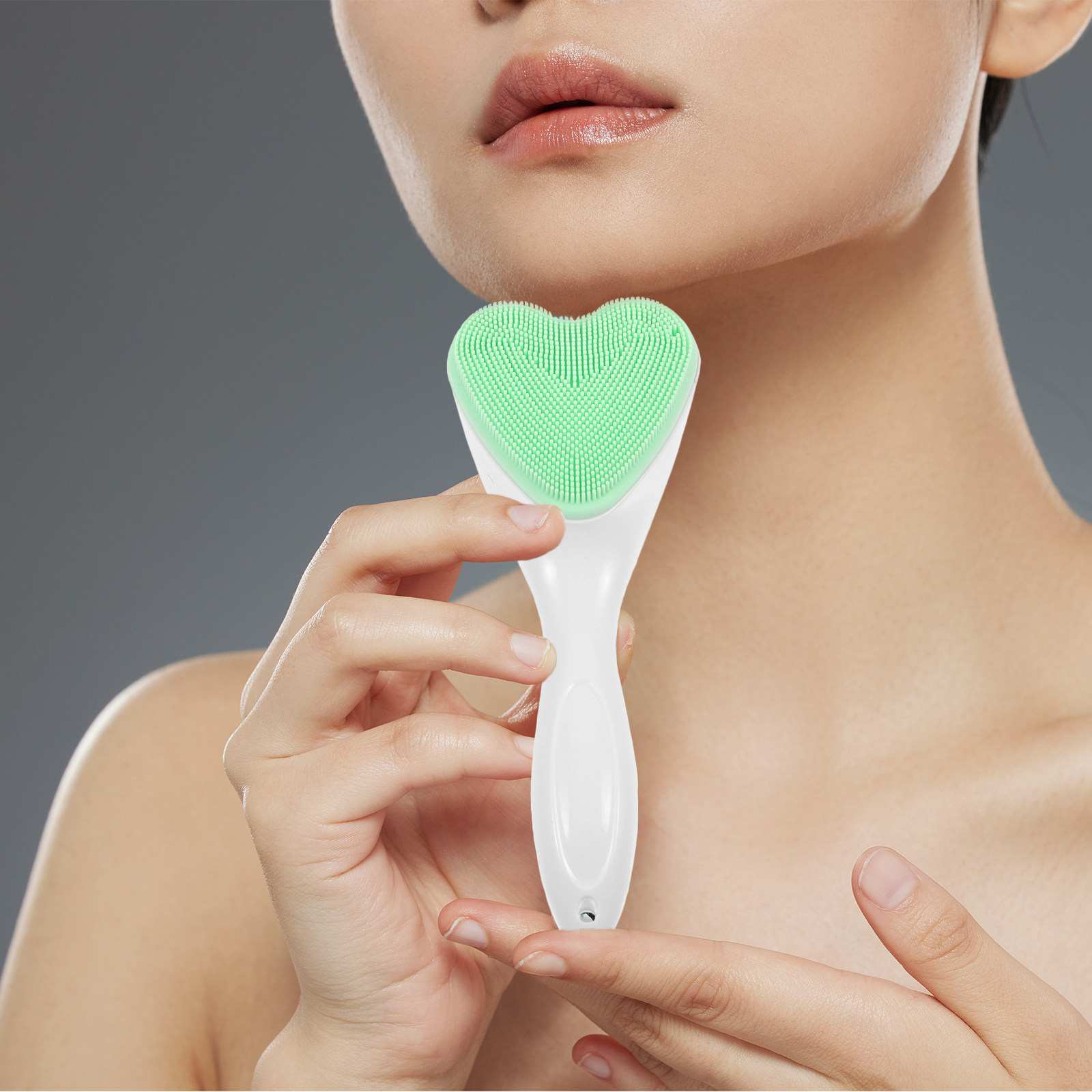Facial Cleansing Brush Silicon - Silicone Face Scrubber Electric 评论和价格