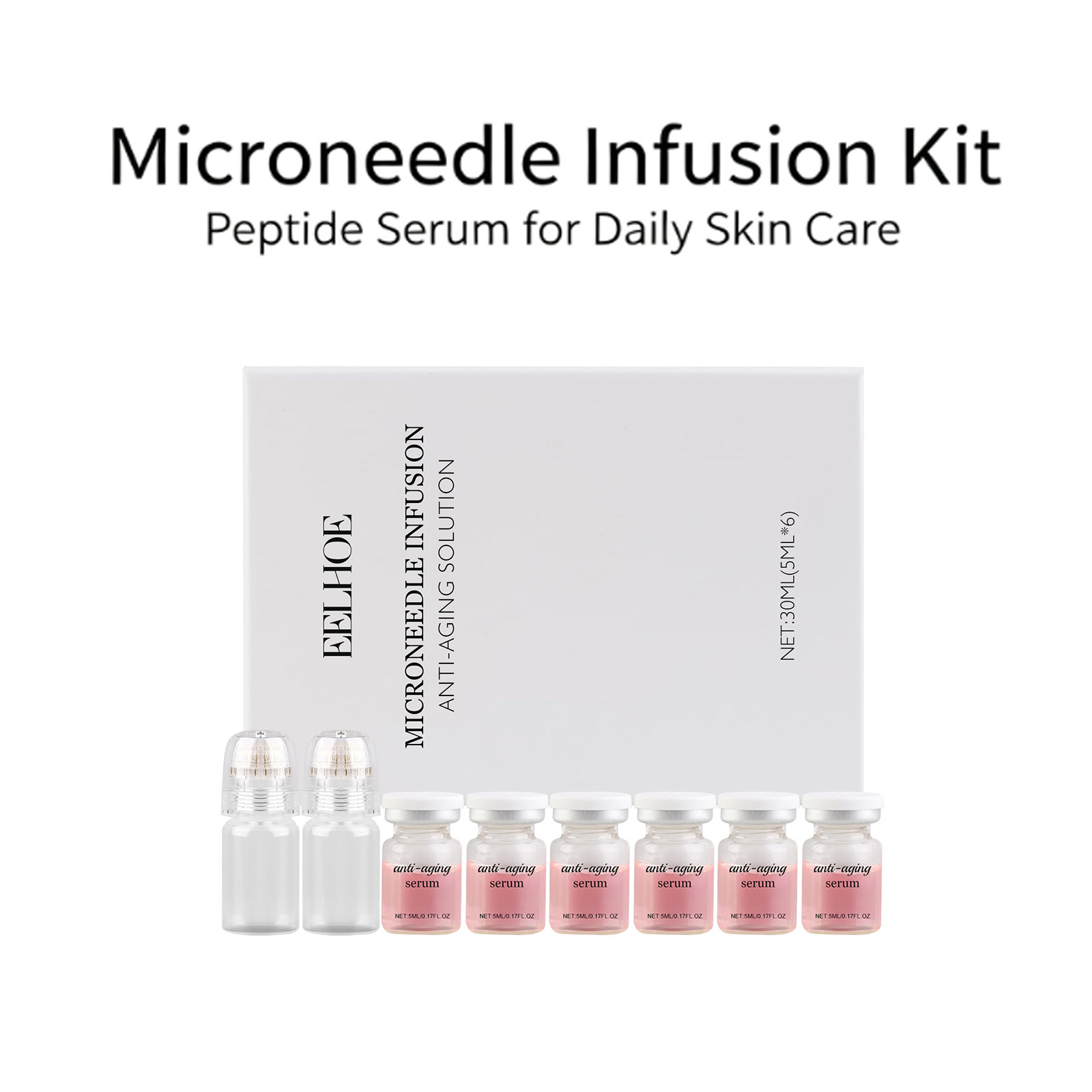 0.2mm Microneedle Serum Kit 6  - Hyaluronic Acid Facial Serum 评论和价格